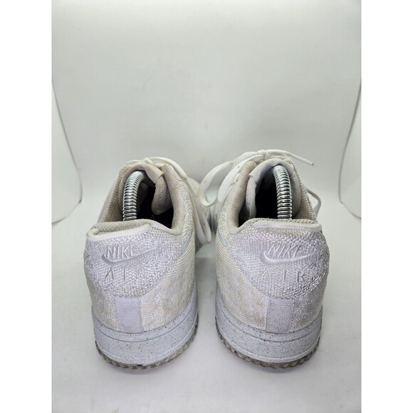 Nike Air Force 1 Ultra Flyknit Low Crater Shoes Men\'s 9 White Athletic Sneakers